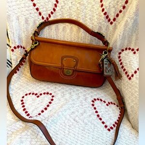 Vintage Coach East West satchel